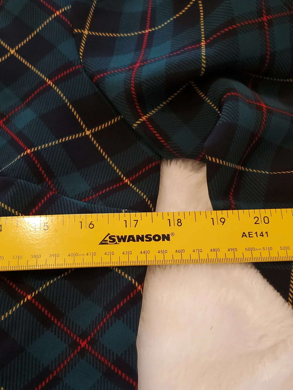 Tommy Hilfiger Green, Navy & Red Plaid Shift Dress 6